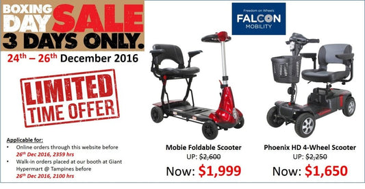 Boxing Day Sale! - Falcon Mobility Singapore